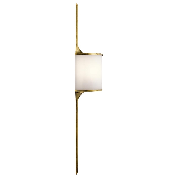 Mona 2 Light Large Wall Light - Natural Brass der Firma Elstead