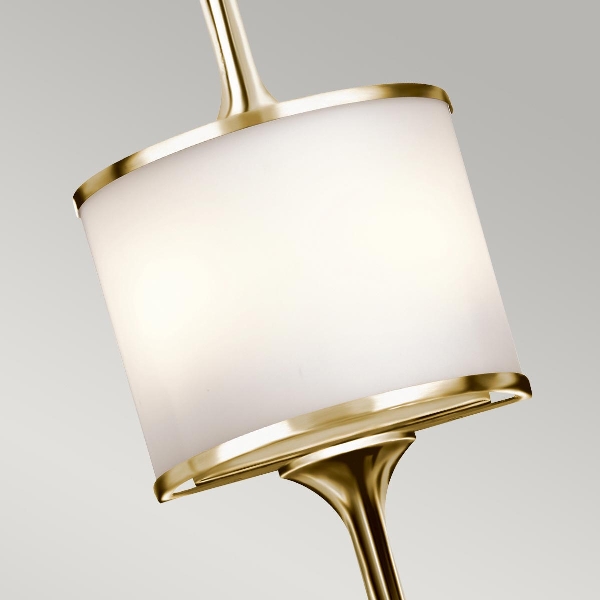 Mona 2 Light Large Wall Light - Polished Brass der Firma Elstead