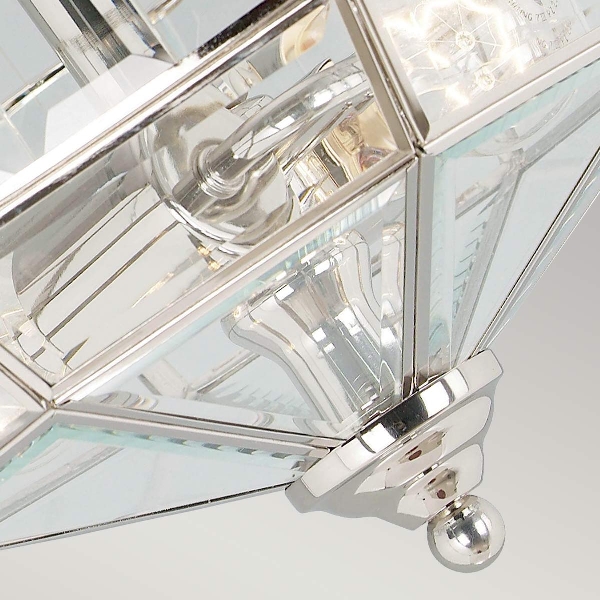 Old Park 2 Light Semi-Flush - Polished Nickel der Firma Elstead