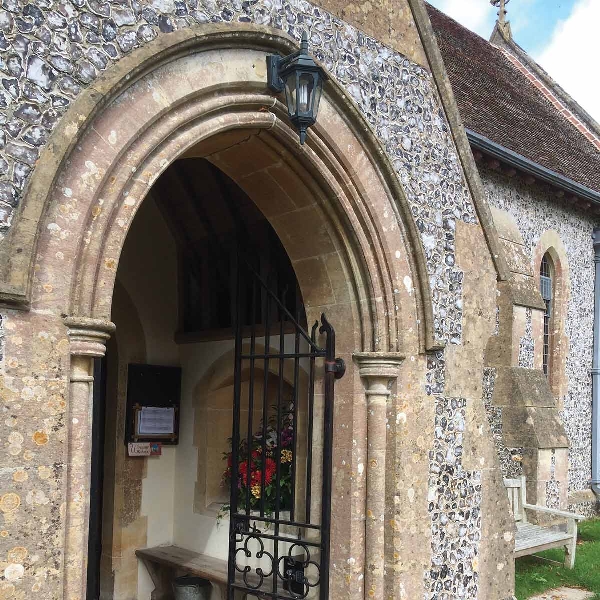 Parish 1 lumière applique murale orientée vers le bas - noir der Firma Elstead
