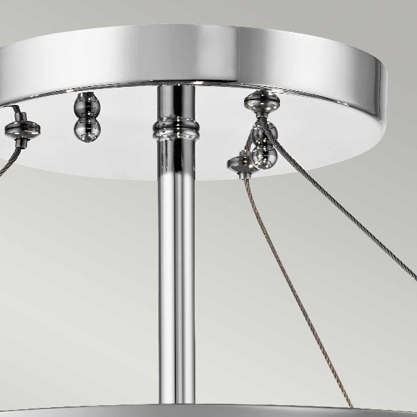 Piper 3 Light Semi-Flush - Poliertes Chrom der Firma Elstead