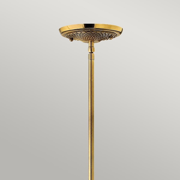 Plantation 1 leichte Hängeleuchte - Brüniertes Messing der Firma Elstead