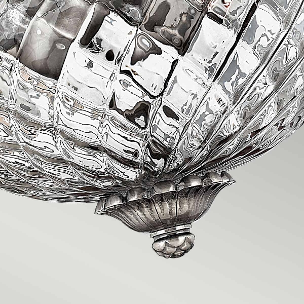 Plantation 2 Light Small Flush - Nickel poliert, antik der Firma Elstead