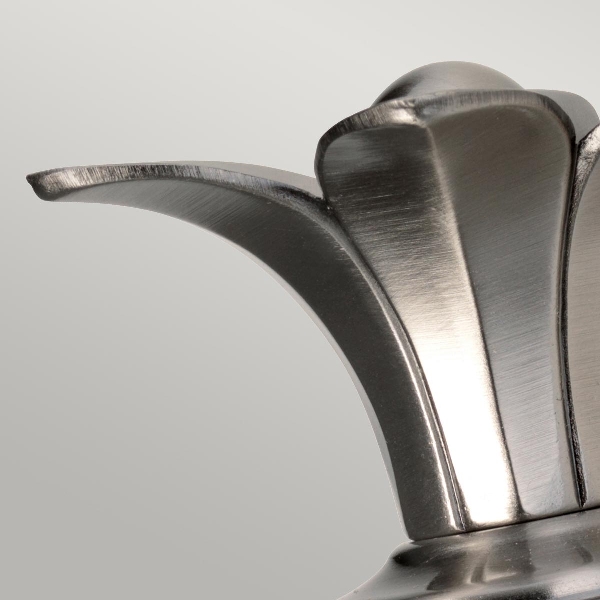 Plantation 1 leichte Wandleuchte - Nickel poliert, antik der Firma Elstead