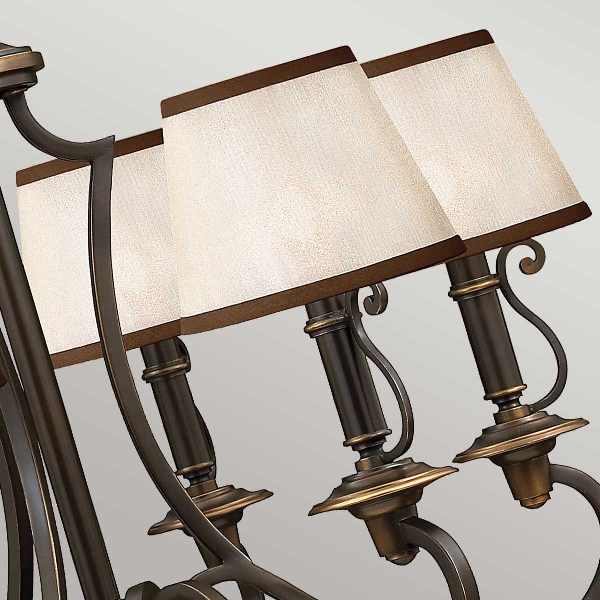 Plymouth 6 Licht Kronleuchter - Alte Bronze der Firma Elstead