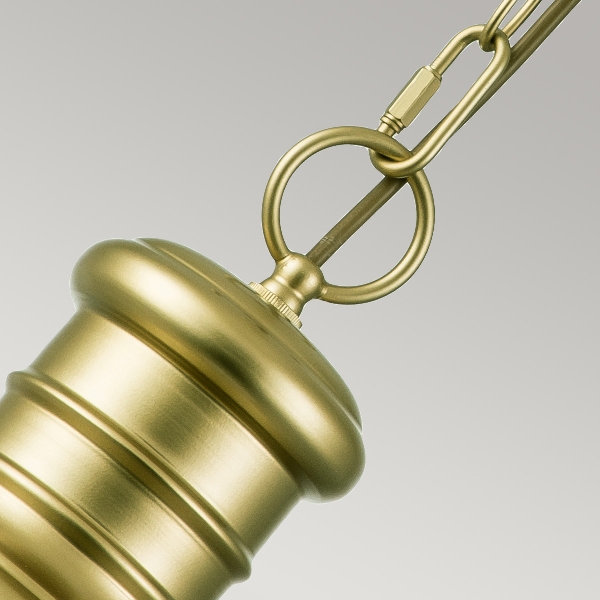 Redding Station 1 Light Medium Kettenlaterne - Painted Distressed Bronze der Firma Elstead