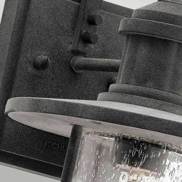 Riverwood Medium Wall Lantern - Weathered Zinc der Firma Elstead