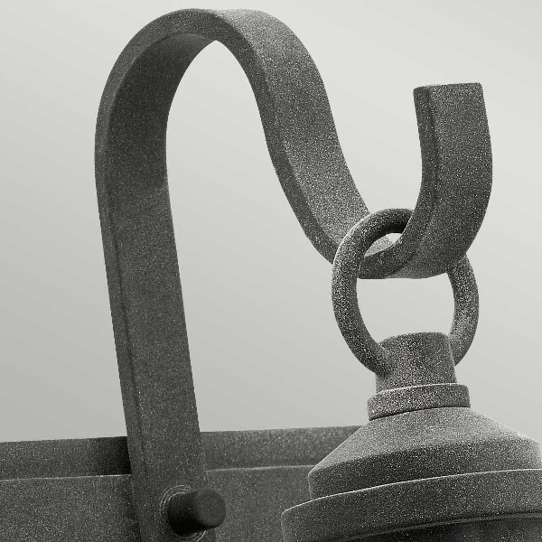 Riverwood Kleine Wandlaterne - verwittertes Zink der Firma Elstead