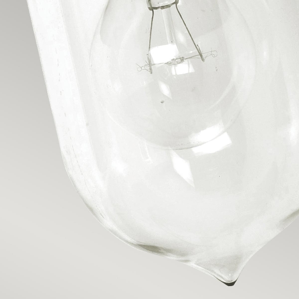 Sandown 1 leichte Wandlaterne - Schwarz der Firma Elstead