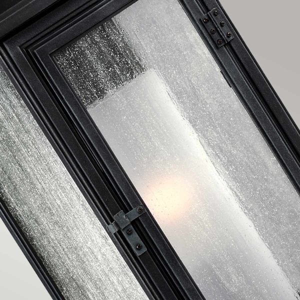 Shepherd 1 Licht kleine Wandlaterne - Dunkel verwittertes Zink der Firma Elstead