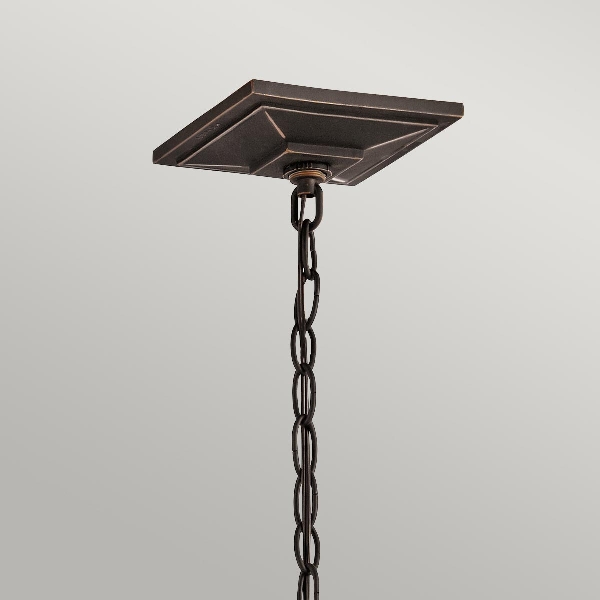 South Hope 1 Licht kleine Kette Laterne - Rubbed Bronze der Firma Elstead