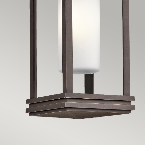 South Hope 1 Licht kleine Kette Laterne - Rubbed Bronze der Firma Elstead