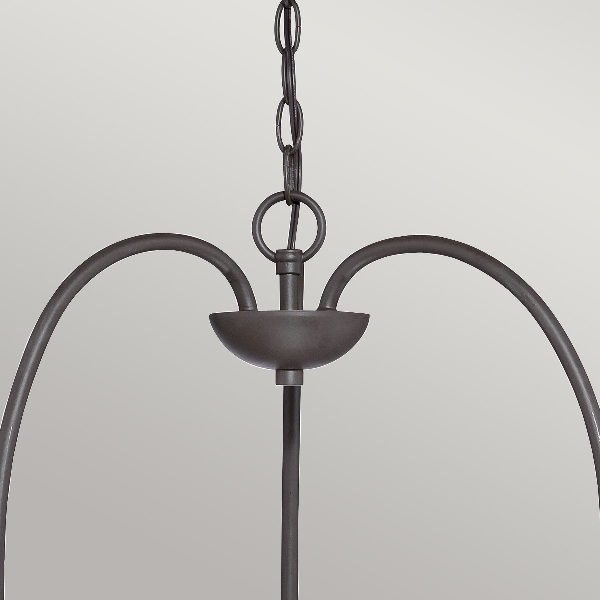 Trilogy 3 Licht Kronleuchter - Alte Bronze der Firma Elstead