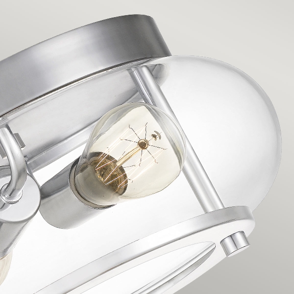Trilogy 2 Light Flush - Chrom poliert der Firma Elstead