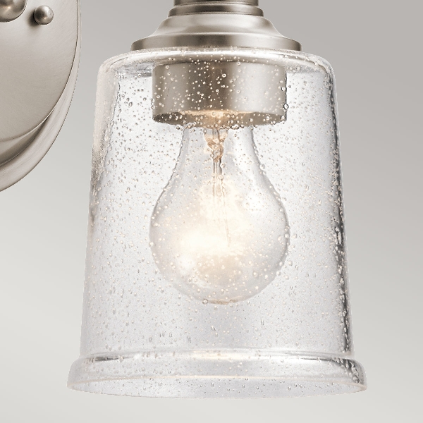 Waverly 1 leichte Wandleuchte - Klassisches Zinn der Firma Elstead