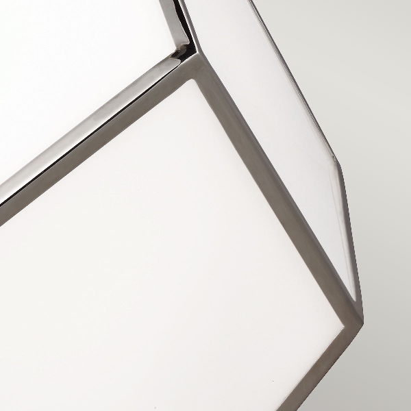 Diamond 4 Light Large Pendelleuchte - Nickel poliert der Firma Elstead