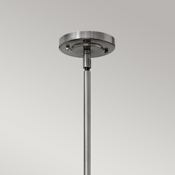 Amelia 1 Leuchte Medium Pendelleuchte - Aged Zinc der Firma Elstead