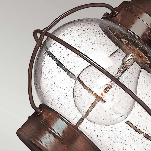 Cape Cod 1 lanterne affleurante légère - Bronze Siena der Firma Elstead