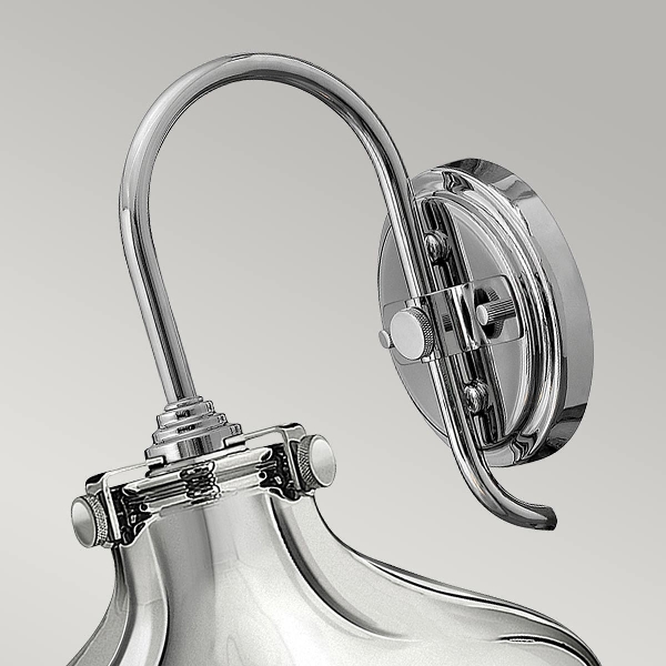 Congress 1 Light Wandleuchte - Chrom der Firma Elstead