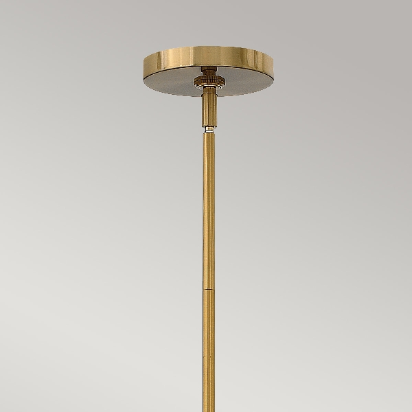 Congress 4 Light Klarglas-Kronleuchter - Gebürstetes Karamell der Firma Elstead