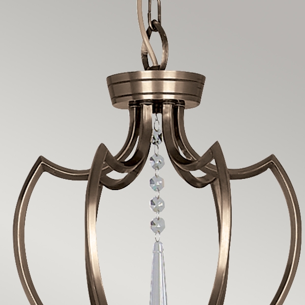 Pimlico lustre à 6 lumières - bronze foncé der Firma Elstead