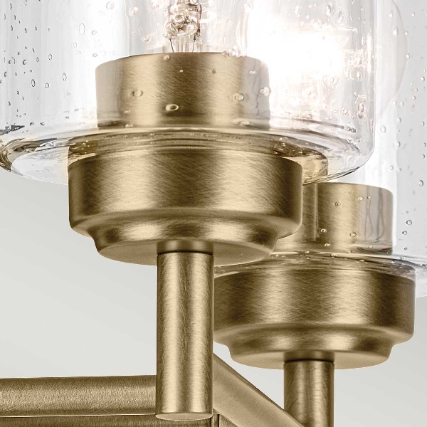 Kichler Winslow 2 lt Wandleuchte - Naturmessing der Firma Elstead