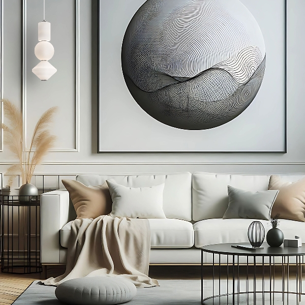 Alora Mood Bijou LED Pendelleuchte - Gebürstetes Nickel der Firma Elstead