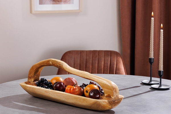 Teakholzschale BALI mit Henkel der Firma Casa Élite