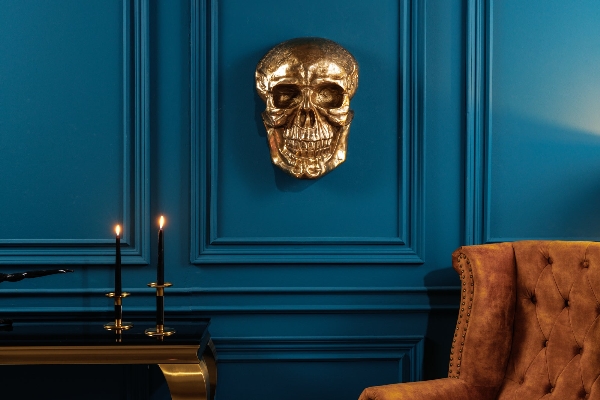 Wanddekoration Skulptur SKULL  der Firma Casa Élite