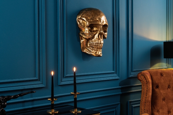 Wanddekoration Skulptur SKULL  der Firma Casa Élite