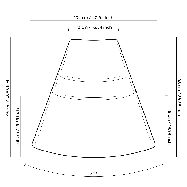 Canapé modulaire Lindau angle extérieur der Firma Eichholtz