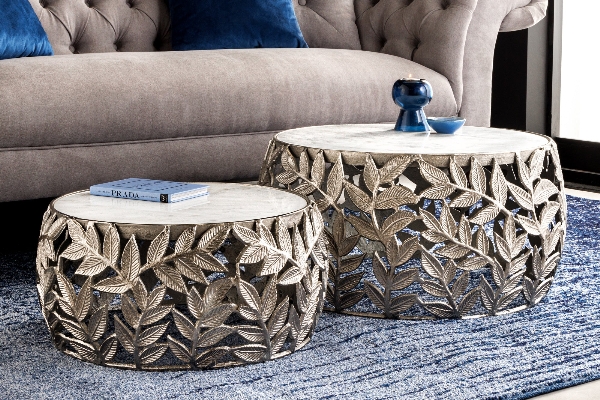 Couchtisch ABSTRACT LEAF  2er-Set  der Firma Casa Élite