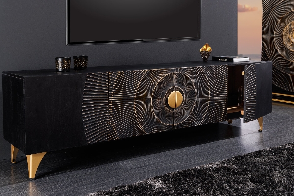 TV-Board GOLDEN SUNSET 3D 180 cm stehend der Firma Casa Élite
