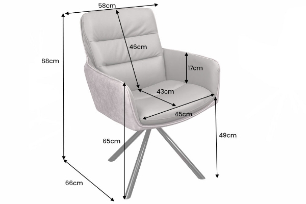 Drehstuhl BIG GEORGE  der Firma Casa Élite