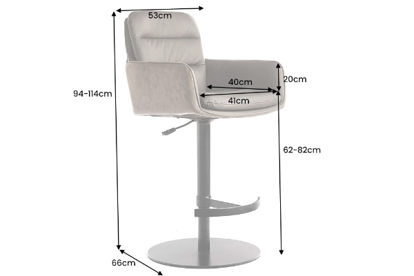 Barhocker BIG GEORGE der Firma Casa Élite