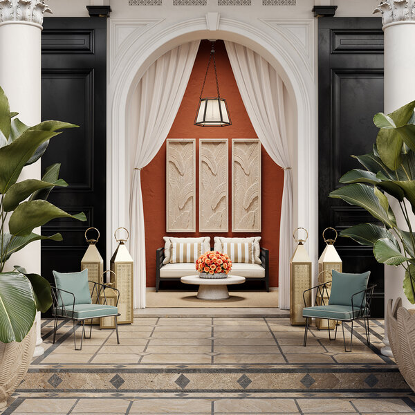 Outdoor-Sofa Ocean Club S der Firma Eichholtz