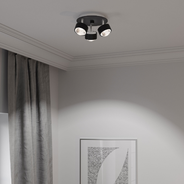 Puk Mini Turn Trio Deckenleuchte der Firma Top Light Leuchten