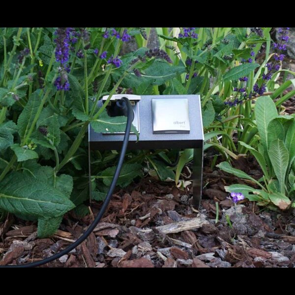 Steckdosenspieß Strombalken 2-fach der Firma Albert Leuchten