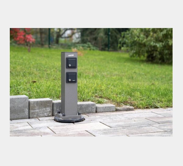 Steckdosensäule abschließbar der Firma Albert Leuchten