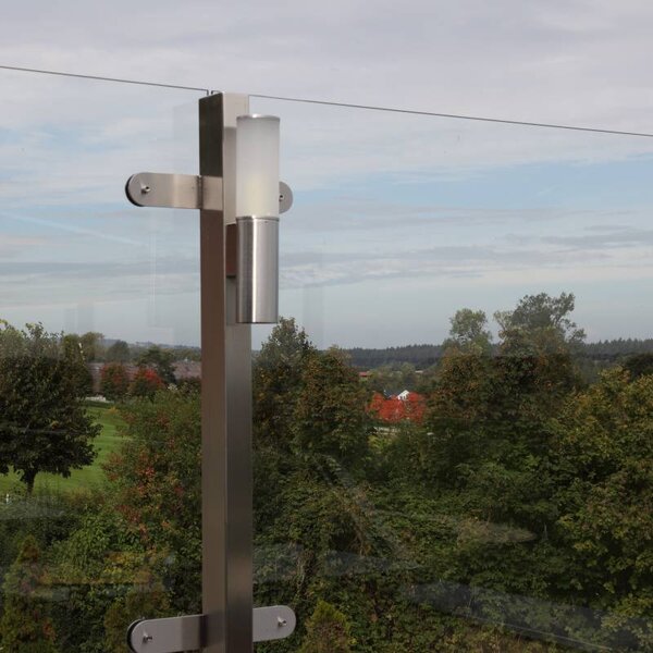 Wandleuchte Typ Nr. 0214 - Edelstahl, für 1 x Lampe max. 20 W, E27 der Firma Albert Leuchten