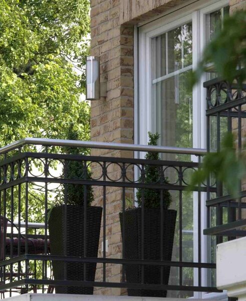 Wandleuchte Typ Nr. 0256 - Edelstahl, für 1 x Lampe, E27 der Firma Albert Leuchten