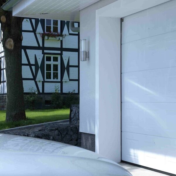 Wandleuchte Typ Nr. 0323 - mit zus. Unterlicht - Edelstahl, für 1 x Lampe max. 20 W, E27 mit zus. Unterlicht für 1 x PAR 16 GU10 der Firma Albert Leuchten