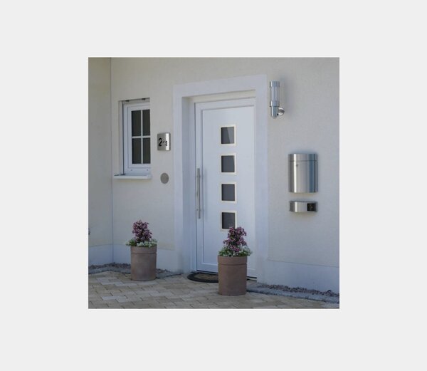 Zeitungshalter Typ Nr. 0744 - kompl. aus Edelstahl der Firma Albert Leuchten