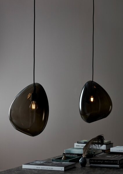 Ocean pendant D317 smoked glass E27 der Firma Belid Leuchten