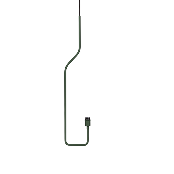 Pensile pendant D338 bottle green E27 der Firma Belid Leuchten