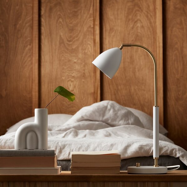Deluxe table lamp white/brass MR16 der Firma Belid Leuchten