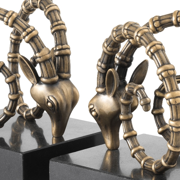 Buchstütze Ibex 2er Set der Firma Eichholtz