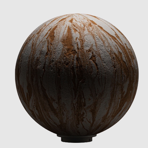 Kugelleuchte Sahara 60 cm Durchmesser Stationär der Firma EPSTEIN Design Leuchten