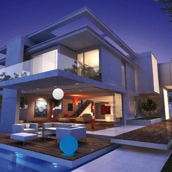 Kugelleuchte Snowball 100 cm Durchmesser Stationär der Firma EPSTEIN Design Leuchten