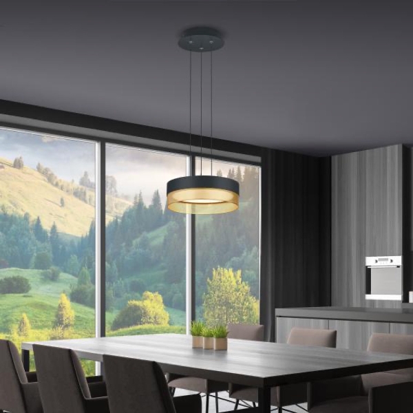 LED-Hängeleuchte MESH der Firma HELL Leuchten